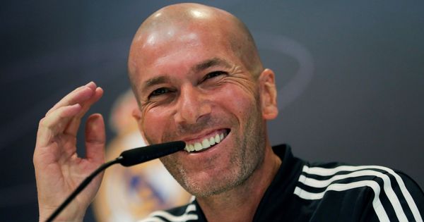 Foto: Zinédine Zidane dio este sábado una rueda de prensa previa al Real Madrid-Huesca. (EFE)