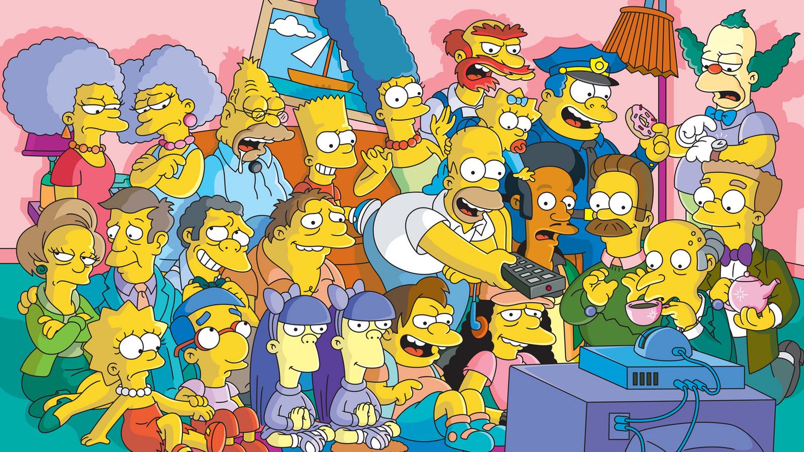 Foto: Algunos de los personajes más famosos de 'Los Simpson'