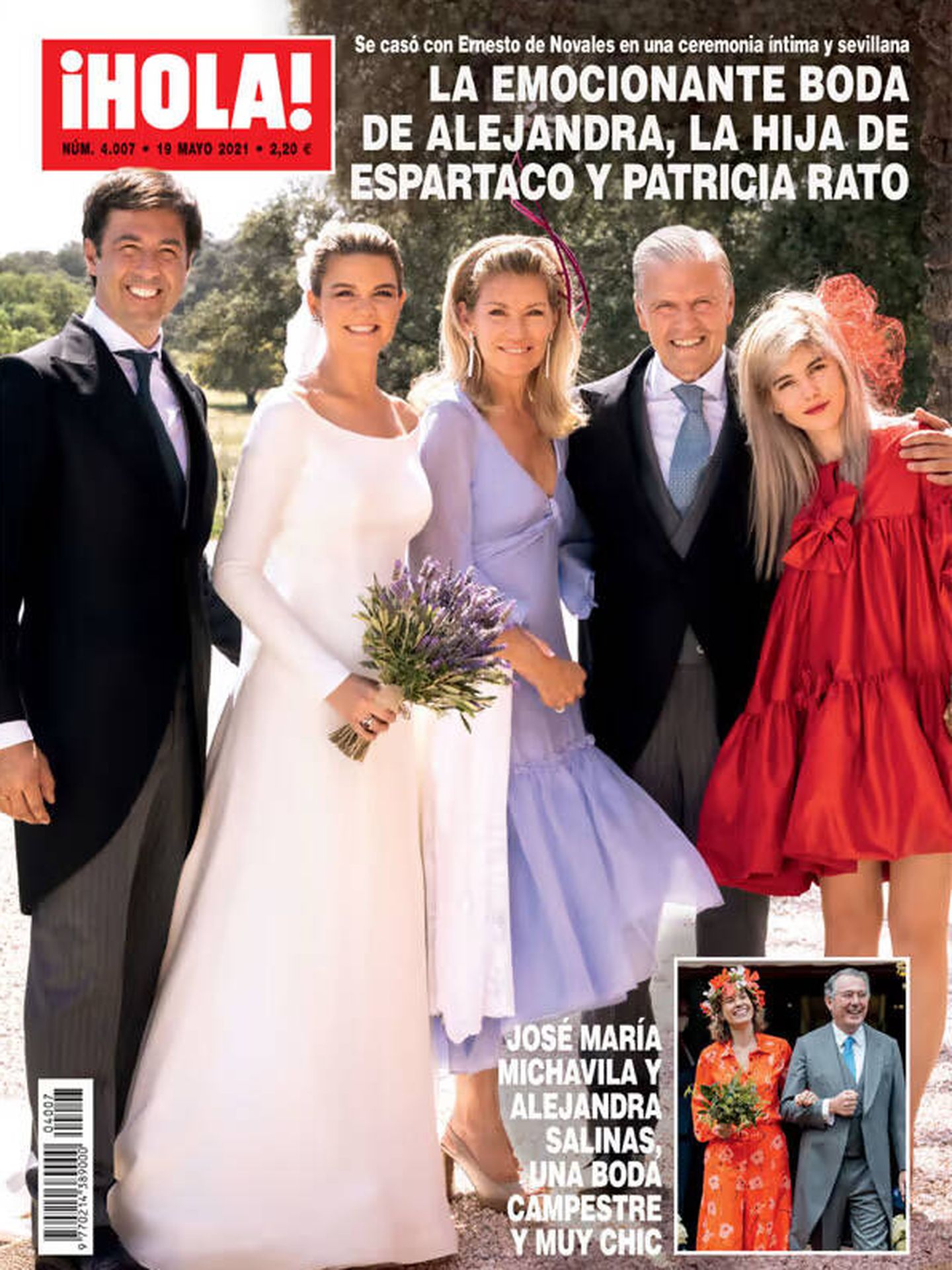 Portada de la revista '¡Hola!' de la boda de la hija de Patricia Rato.