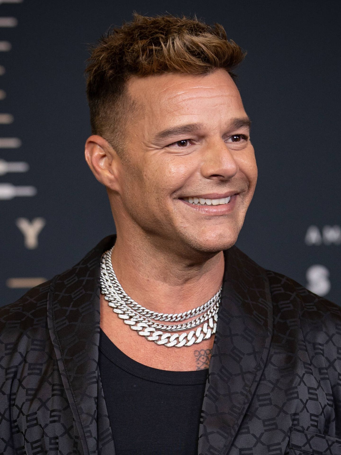 Ricky Martin, en el desfile de Savage X Fenty en 2019. (Getty)