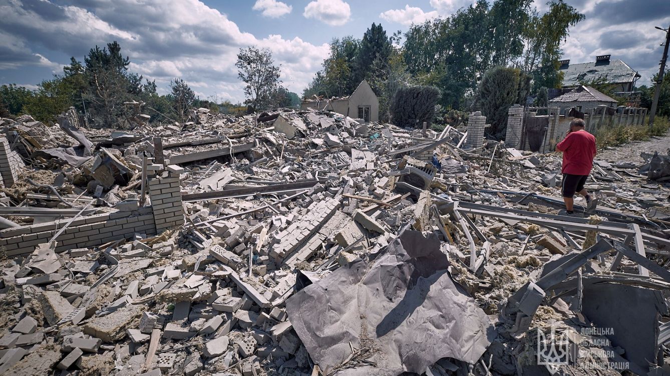 Foto: Una casa destruida en la región de Donetsk. (Reuters)