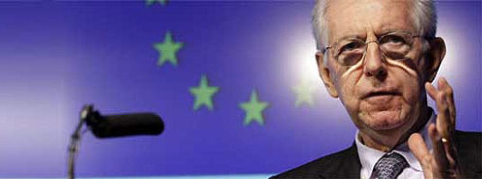 Foto: Monti dice que con Berlusconi la prima de riesgo italiana rondaría los 1.200 puntos