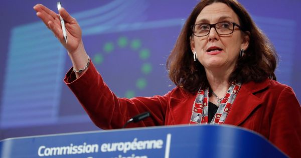 Foto: La comisaria europea de Comercio, Cecilia Malmström, en Bruselas. (EFE)