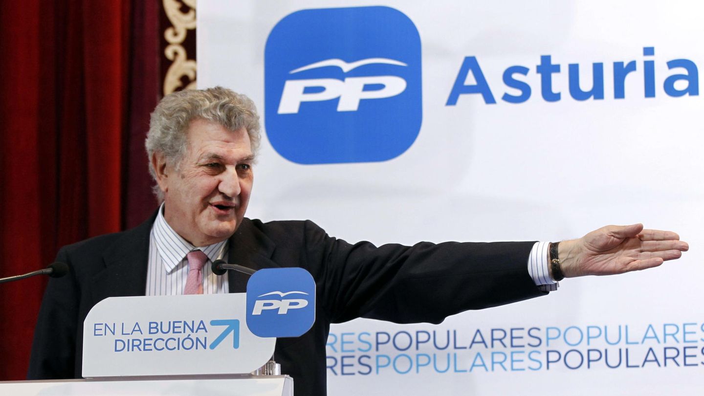 Jesús Posada en el PP de Asturias. (Efe)