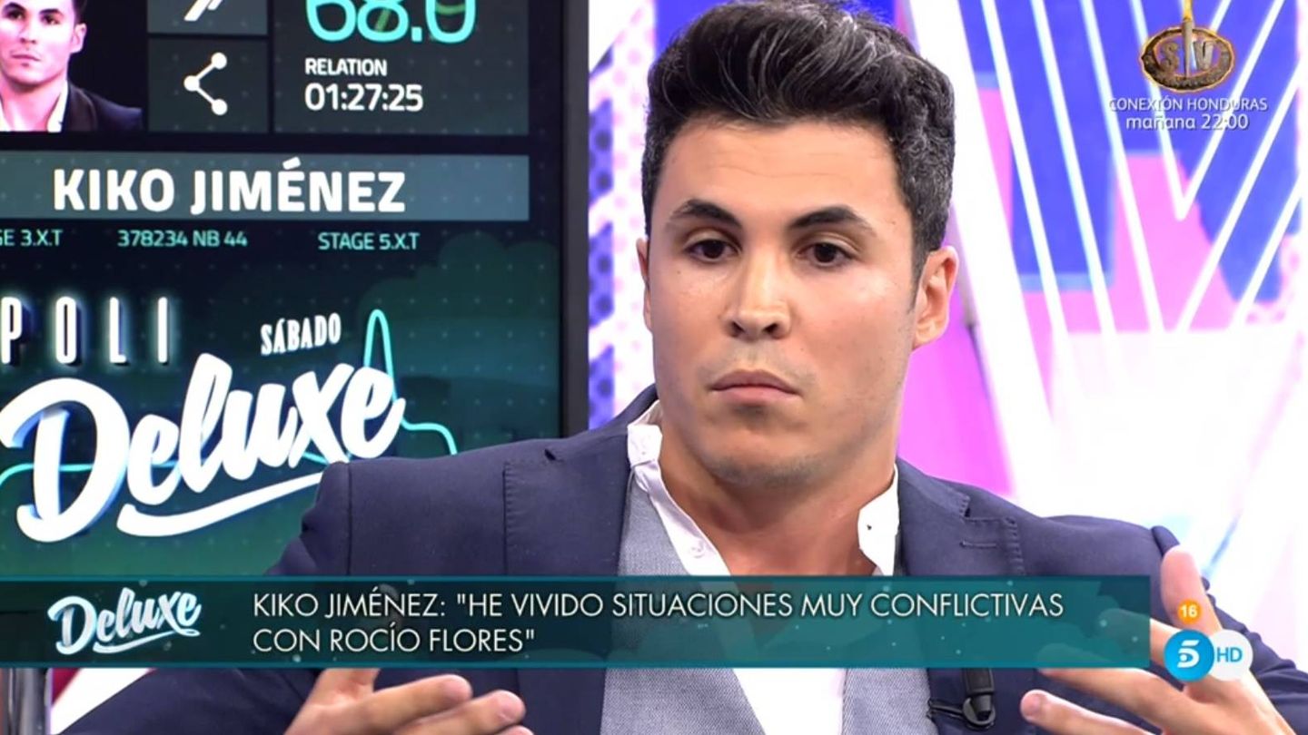Kiko hablando con Jorge Javier. (Telecinco).