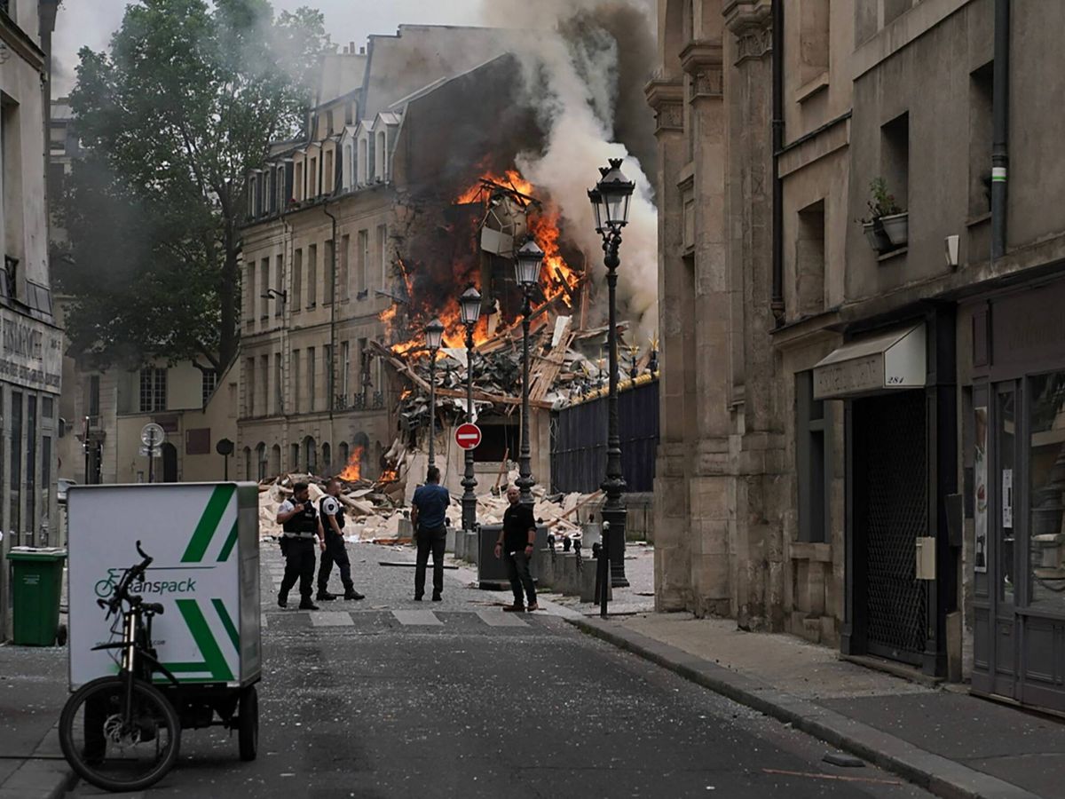 Foto: Explosión en el centro de París. (Europa Pess)