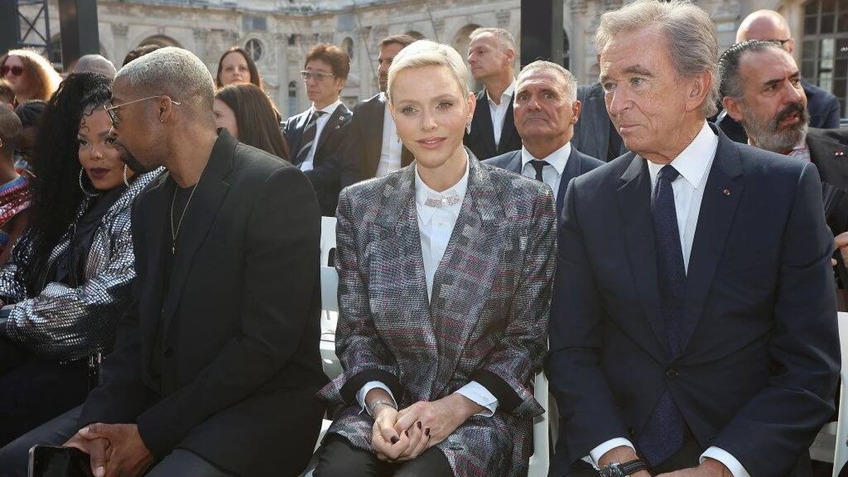 Charlène de Mónaco, protagonista del front row de Louis Vuitton en la Semana de la Moda de París