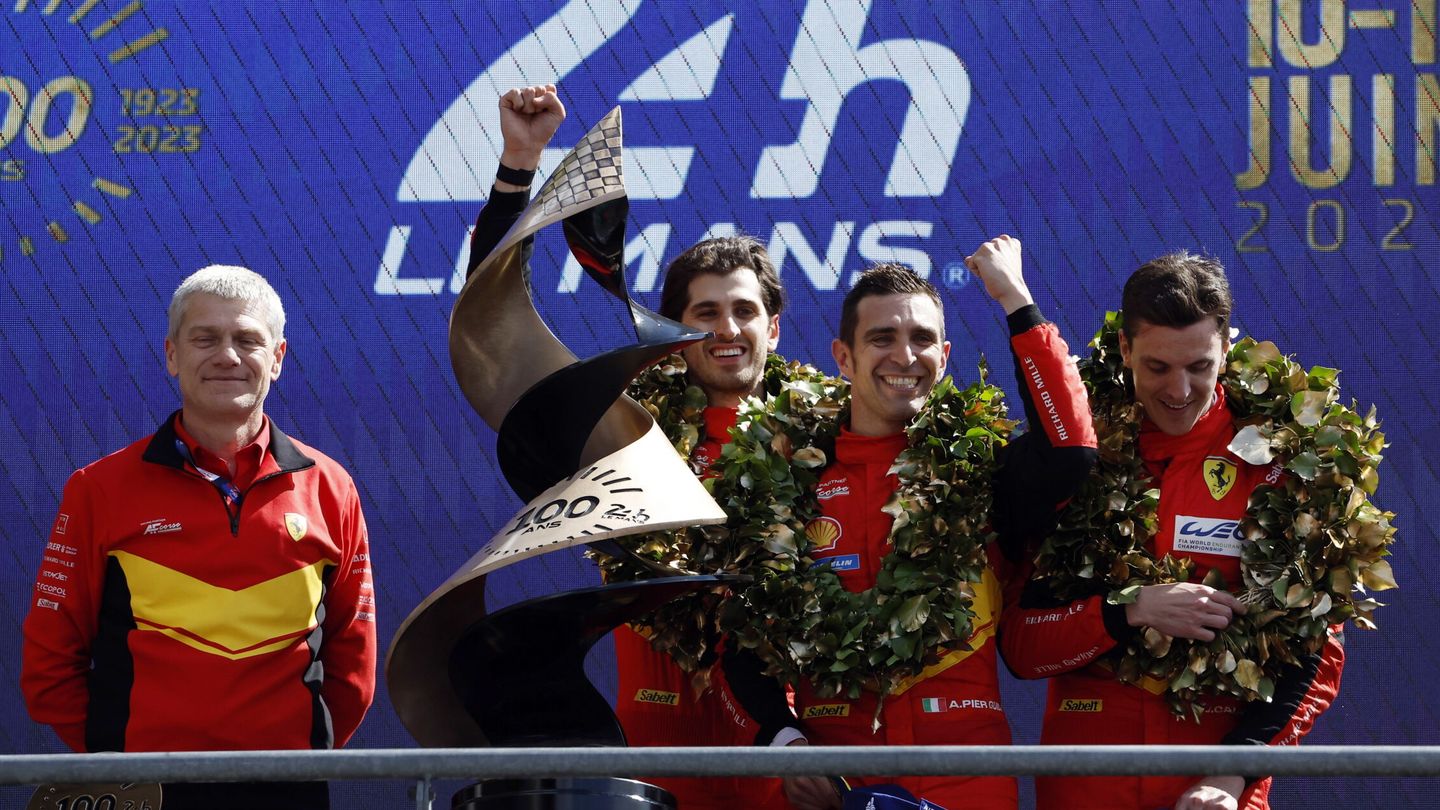 Ferrari triunfa de nuevo. (EFE/Yoan Valat)