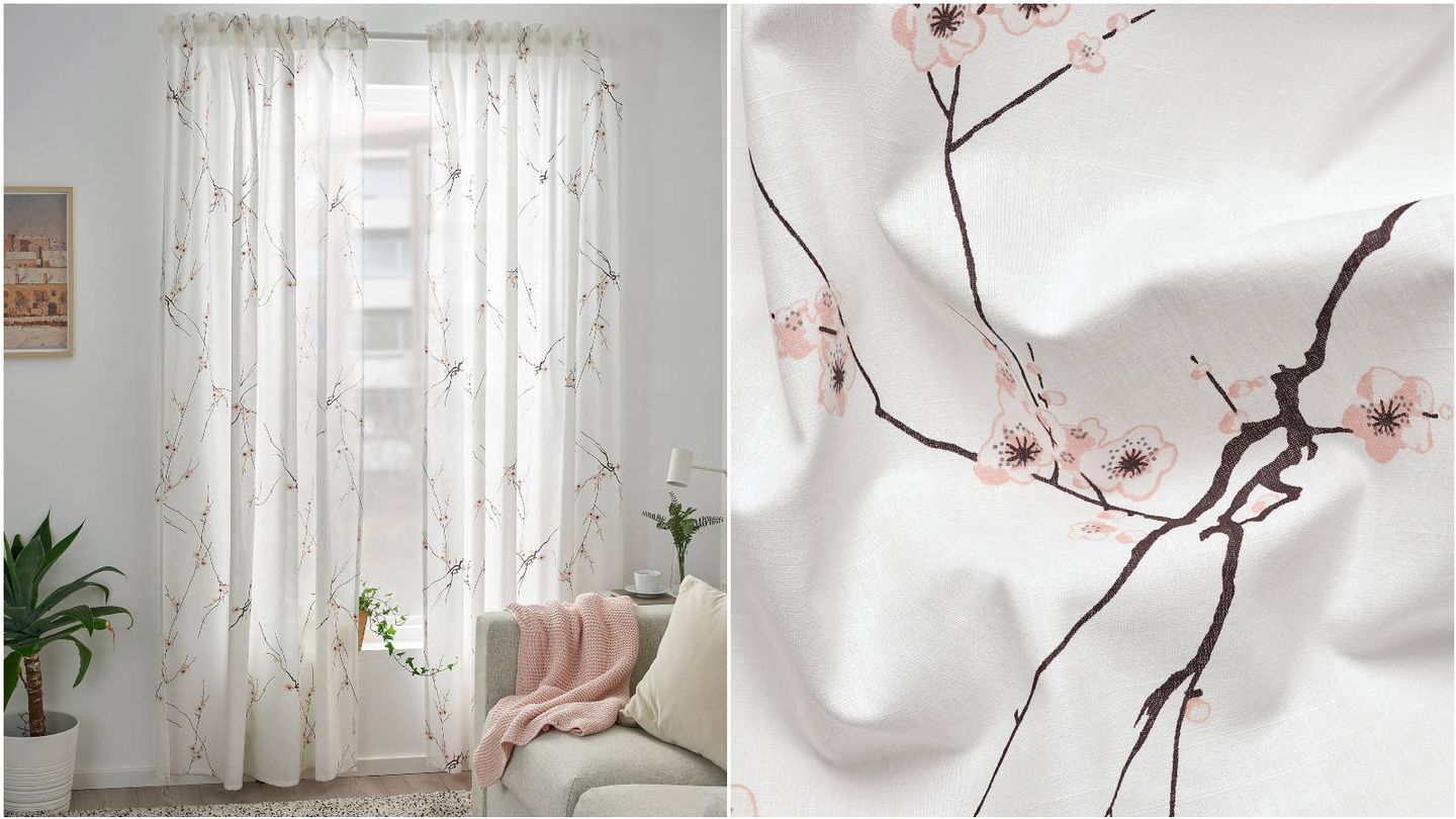 Decora tu dormitorio de primavera con estos textiles de Ikea. (Cortesía)