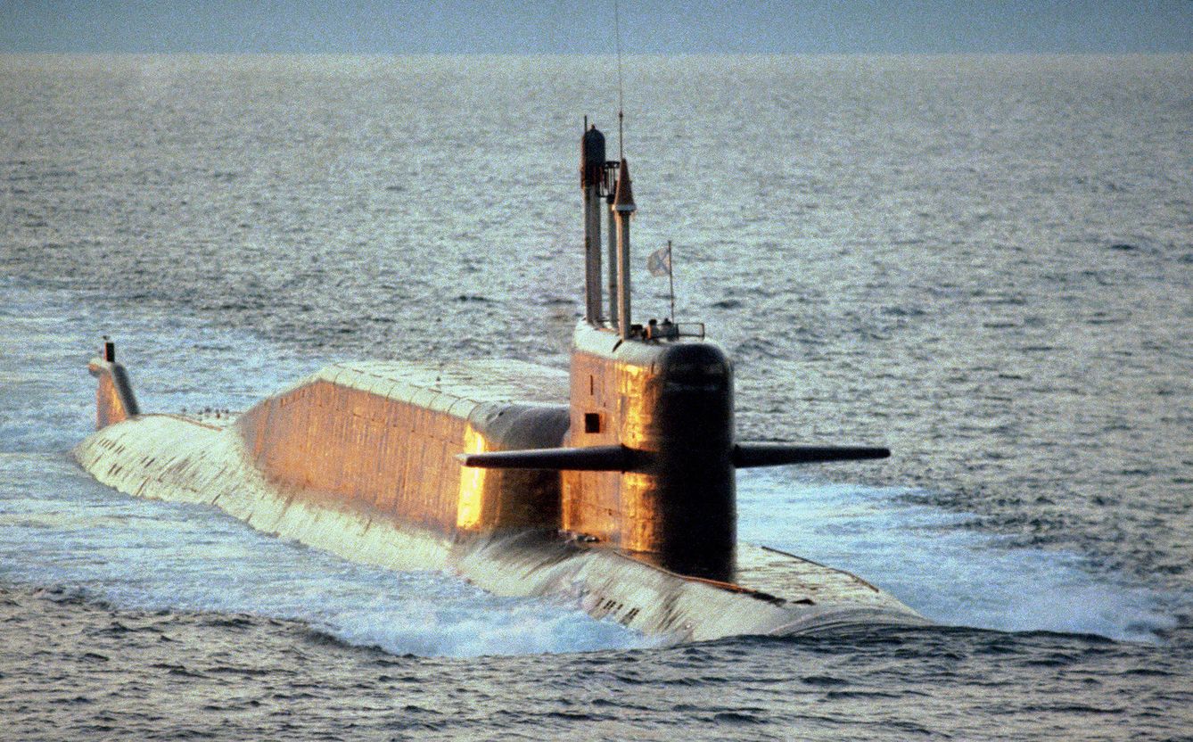 Submarino ruso de la clase Delta IV. (Foto: Wikimedia Commons)