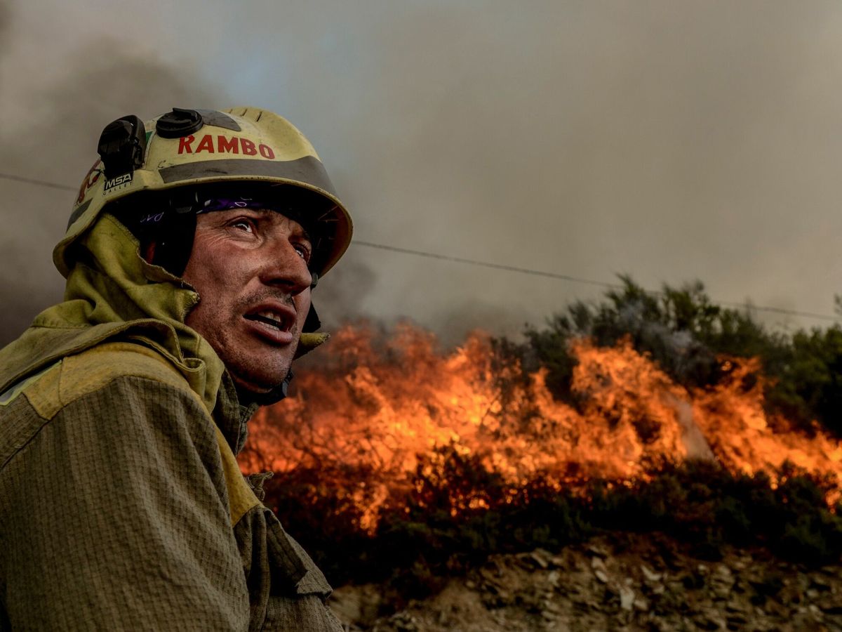 Foto: Incendio en Galicia, en septiembre de 2020. (EFE)