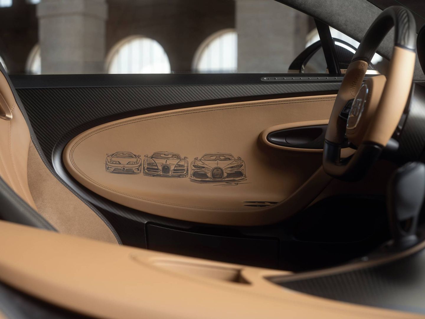 El Bugatti EB 110, el Veryon y el Chiron representan el éxito de la marca desde 1987.