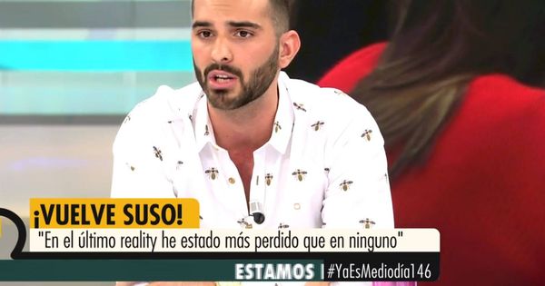Foto: Suso en 'Ya es mediodía'. (Mediaset España)