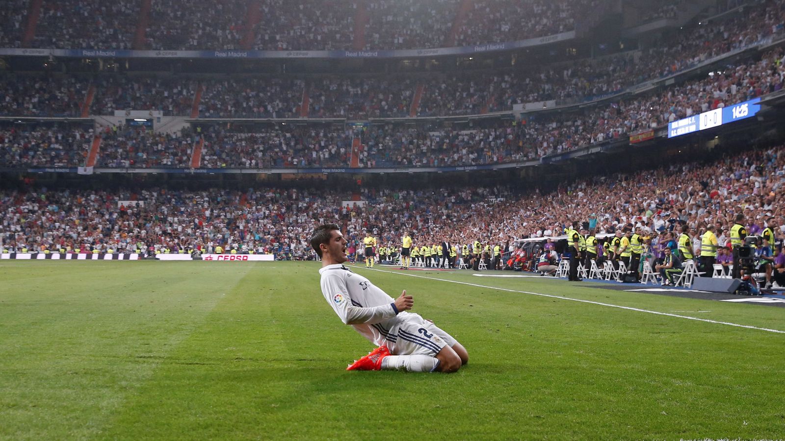 Foto: Morata abrió el marcador ante el Celta (Reuters)