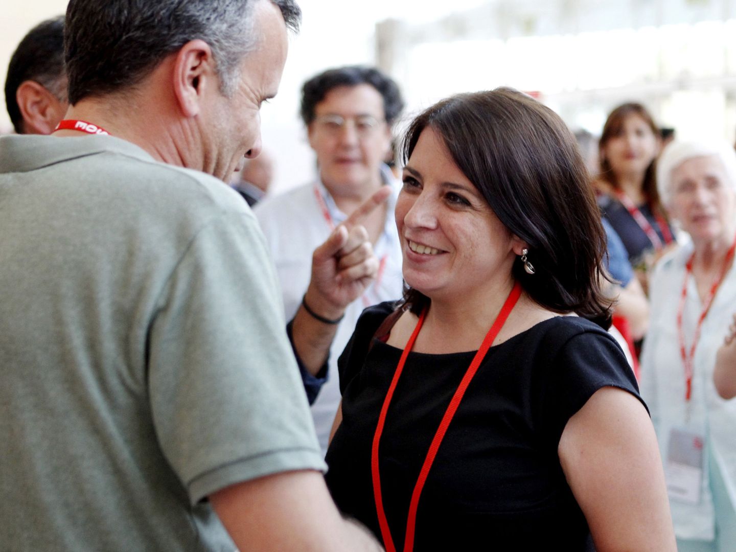 Adriana Lastra, nueva vicesecretaria general del PSOE, durante este 39º Congreso. (EFE)