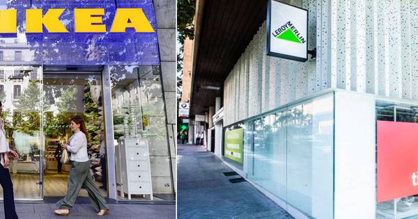Foto: Una de las tiendas de Ikea en el centro de Madrid (i) y Leroy Merlin abrirá el próximo 18 de julio en Nuevos Ministerios (d). 