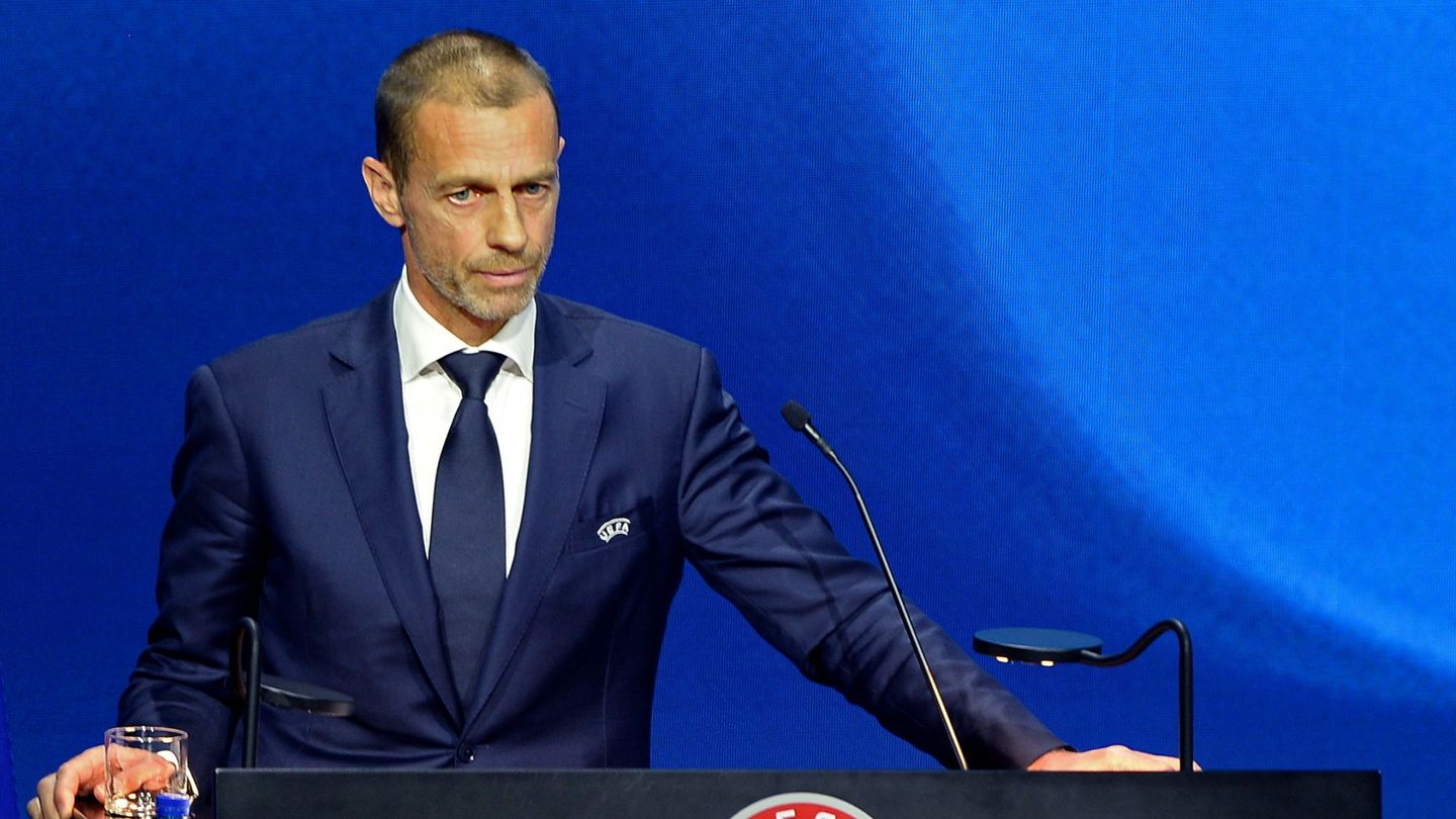 Aleksander Ceferin, presidente de la UEFA, en una imagen reciente. (Efe)