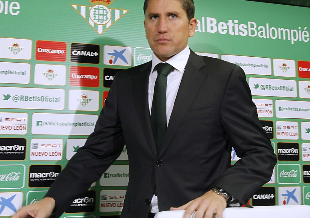 Foto: Juan Carlos Garrido, nuevo entrenador del Real Betis.