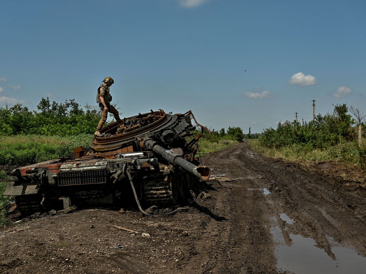 Foto: Un soldado ucraniano, en el frente de Zaporiyia, el 21 de junio. (Reuters/Stringer)