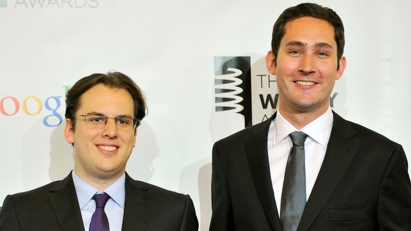 Los cofundadores de Instagram, Mike Krieger (izquierda) y Kevin Systrom. (Reuters)