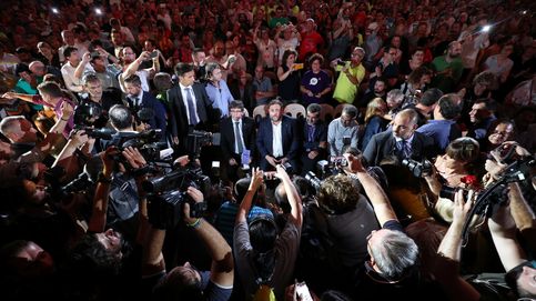 Puigdemont y Junqueras se dan un baño de multitudes: El 1-O votaremos