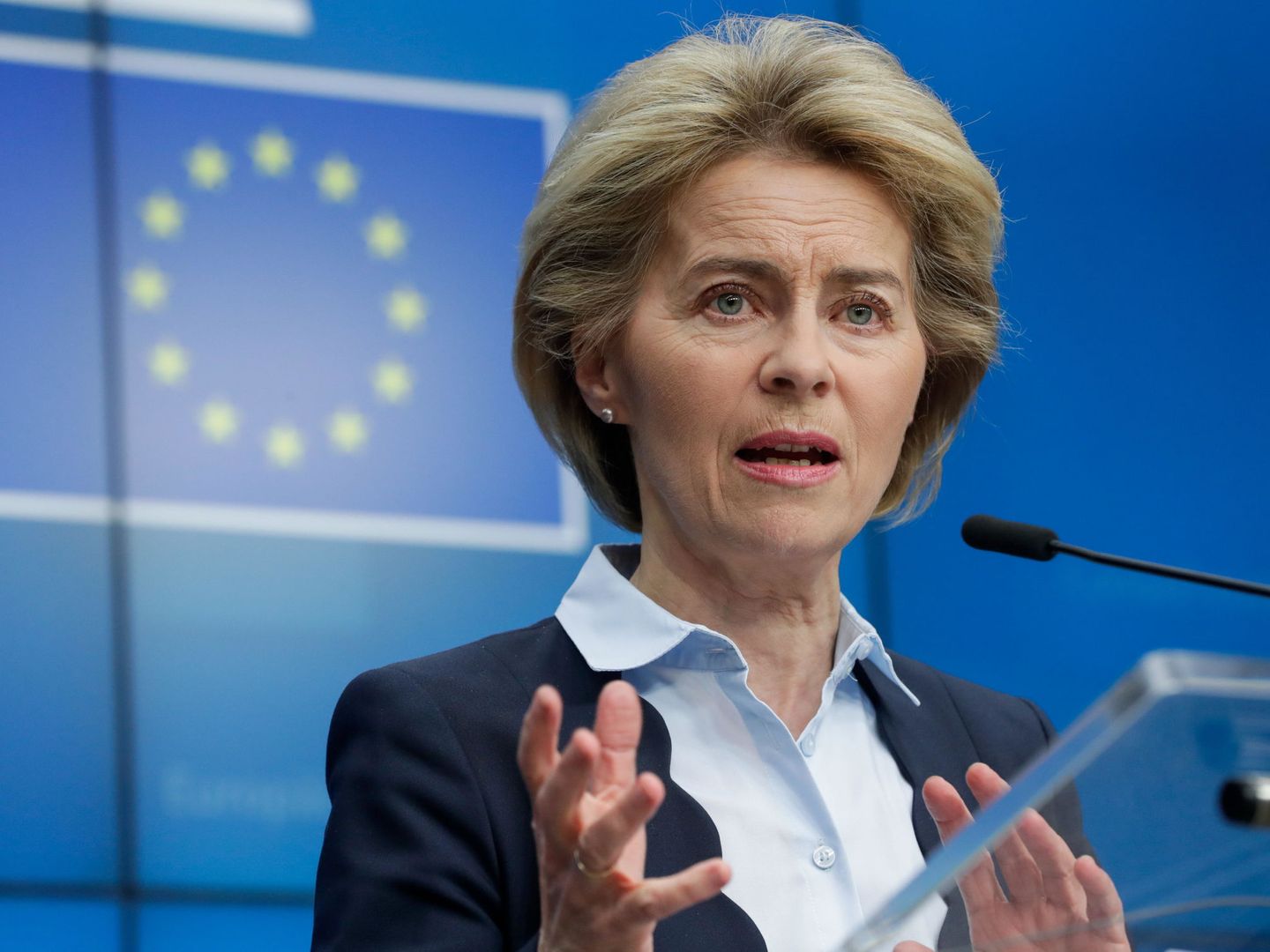 Von der Leyen, presidenta de la Comisión Europea. (Reuters)