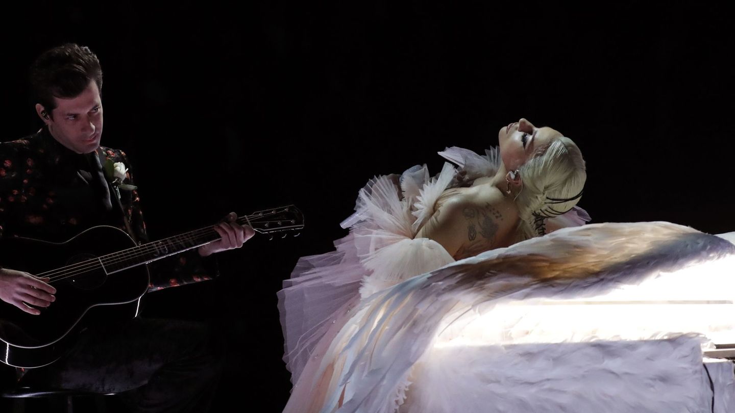 Lady Gaga durante su actuación en los Grammy. (Reuters)