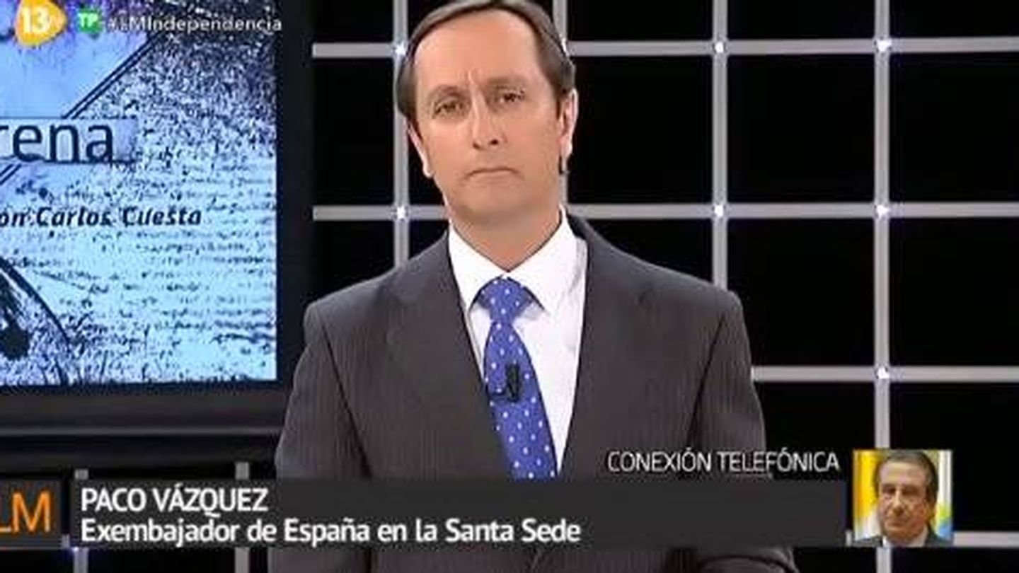 Carlos Cuesta, presentador de 'La marimorena' en 13TV.