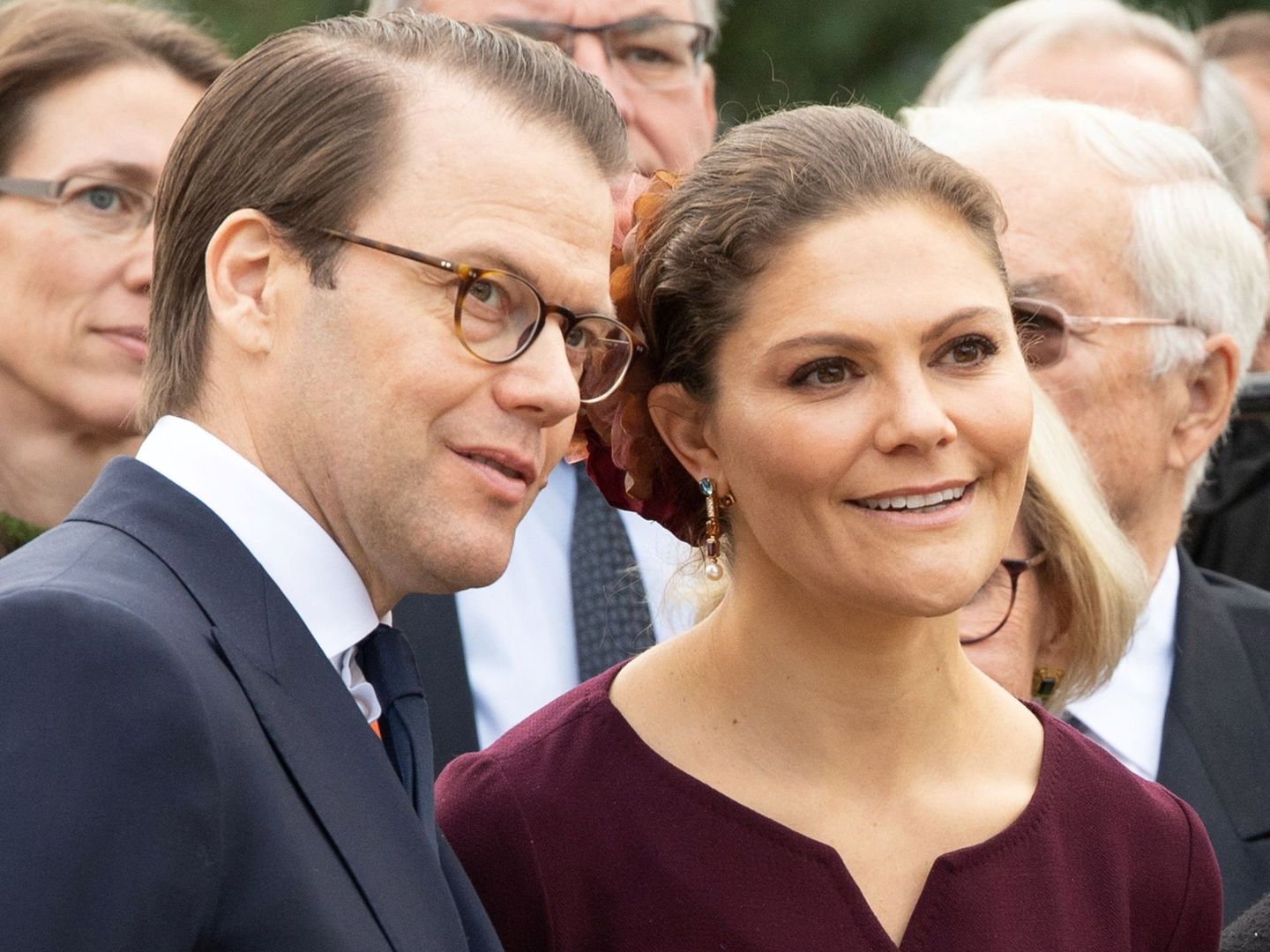 Victoria de Suecia con su marido, en una imagen de archivo. (EFE)