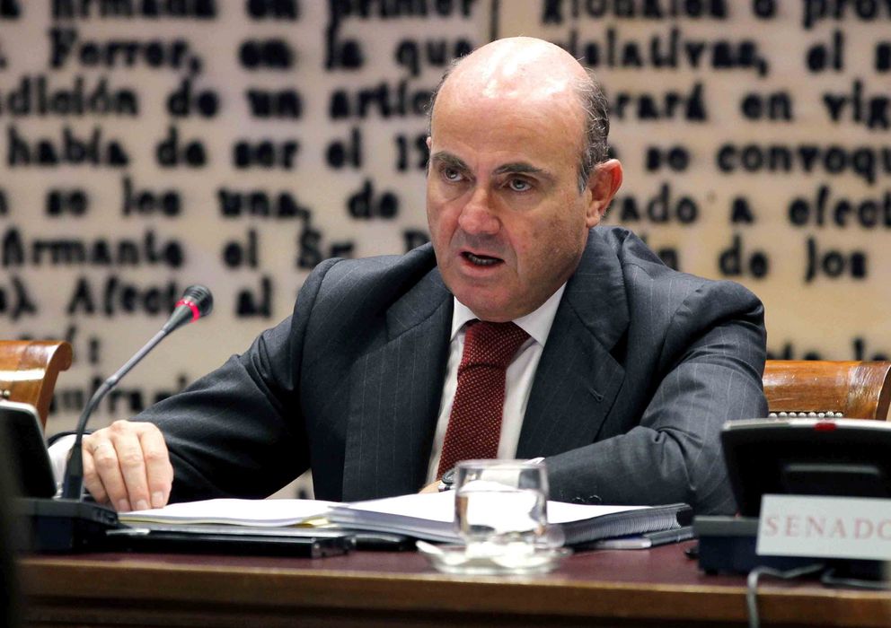 Foto: El ministro de Economía, Luís de Guindos