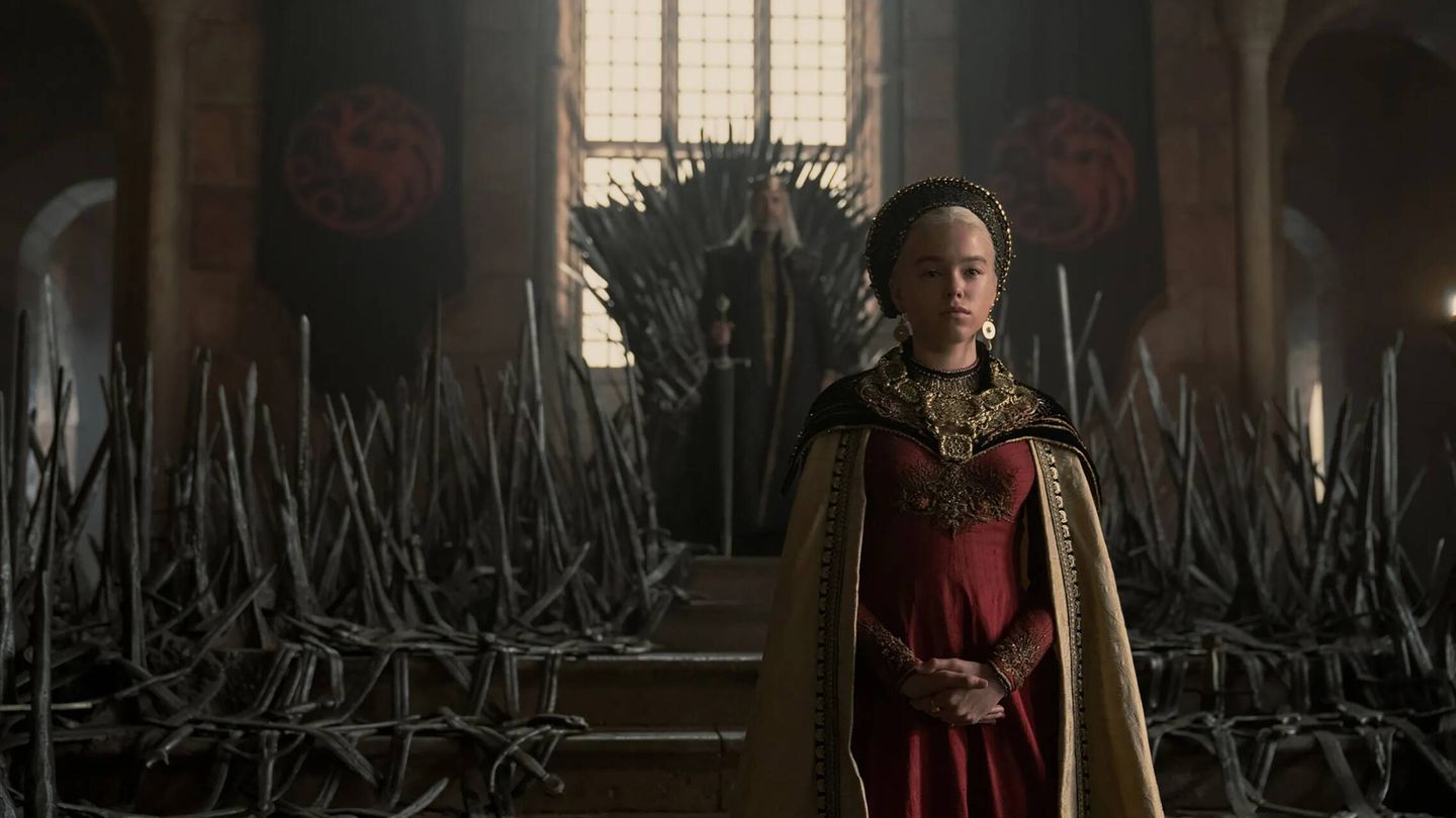 Milly Alcock como la joven princesa Rhaenyra. (HBO)
