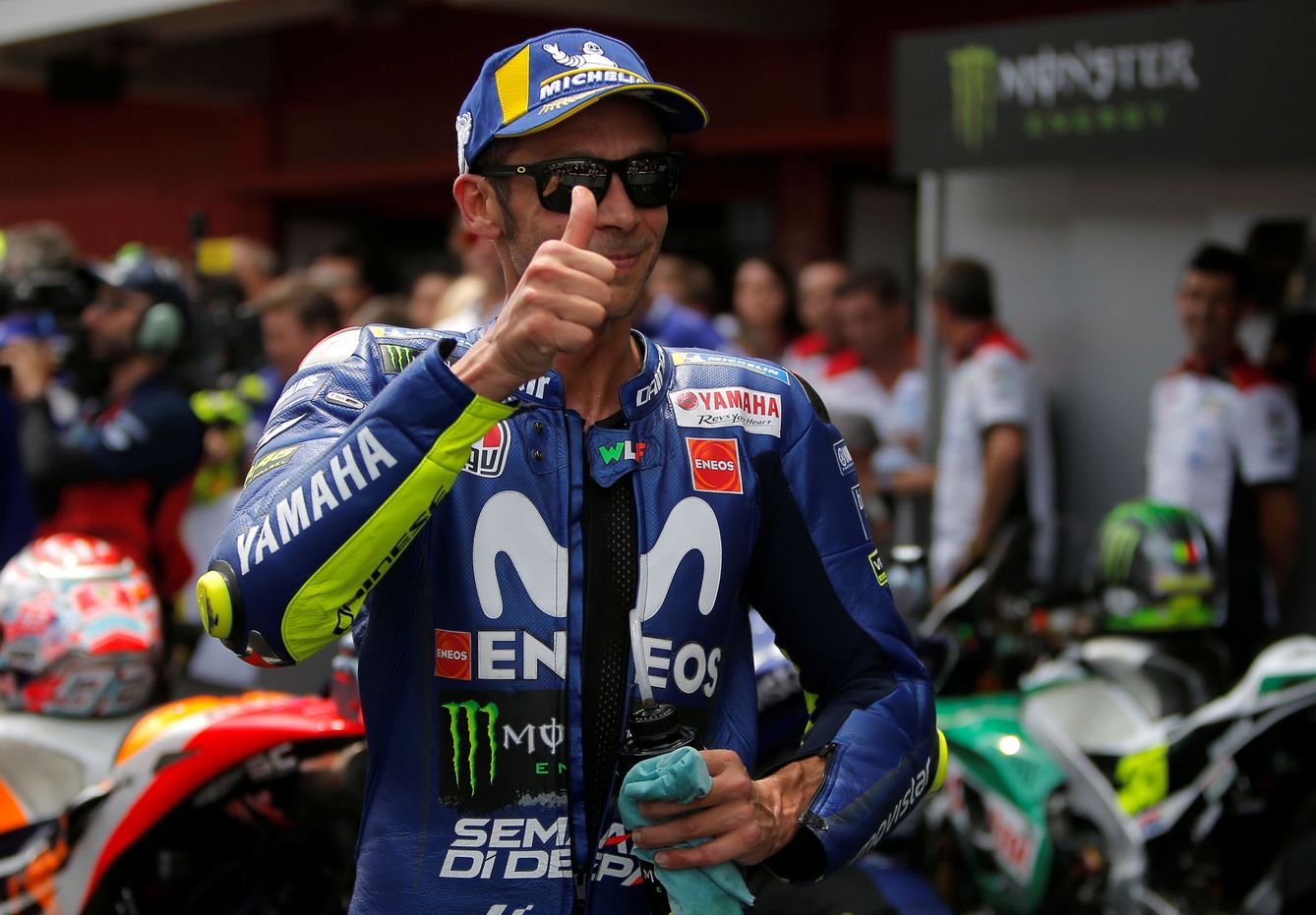 Valentino Rossi encadena tres podios consecutivos. (Reuters)