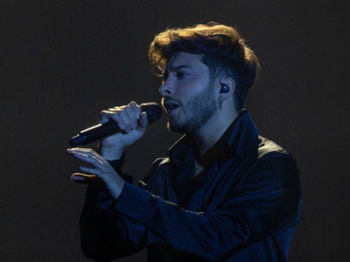 Foto: Blas Cantó, en su segundo ensayo para Eurovisión. (EBU-UER)