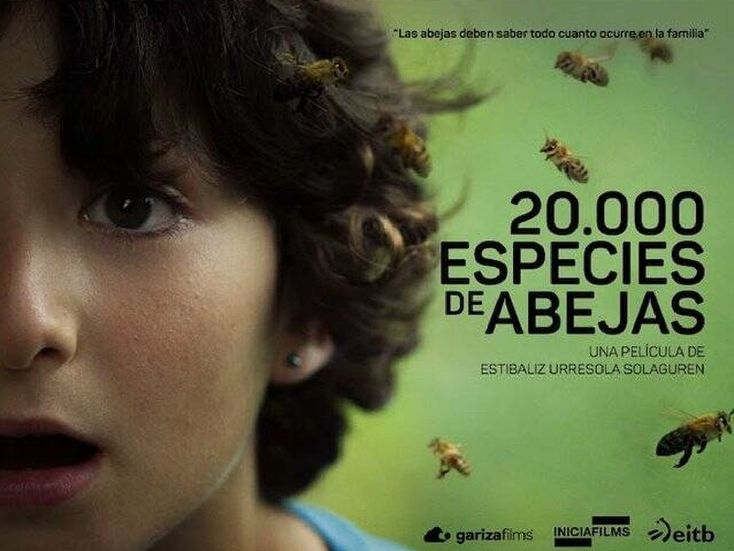 Cartel promocional de la película '20.000 abejas'. 