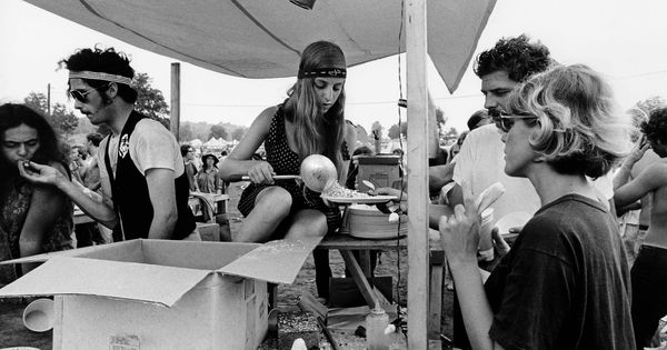 Foto: Woodstock, año 1969.