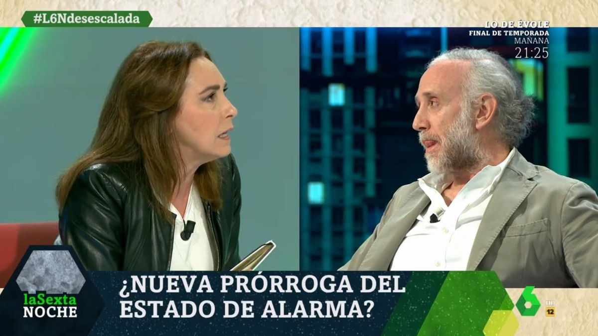 'La Sexta noche' | Eduardo Inda acusa a Angélica Rubio de querer "amordazarle" y Maraña estalla contra María Claver