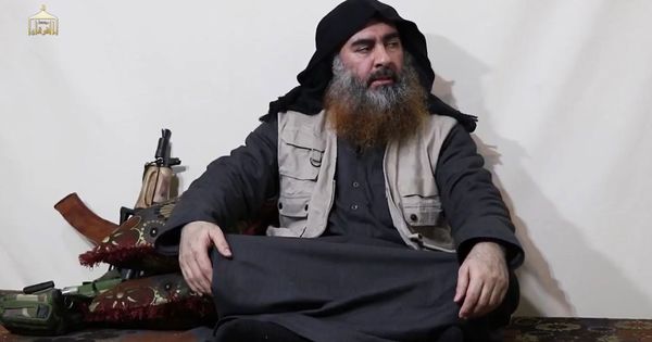Foto: Vídeo de líder del estado Islámico (EI) Abu Bakr al-Baghdadi