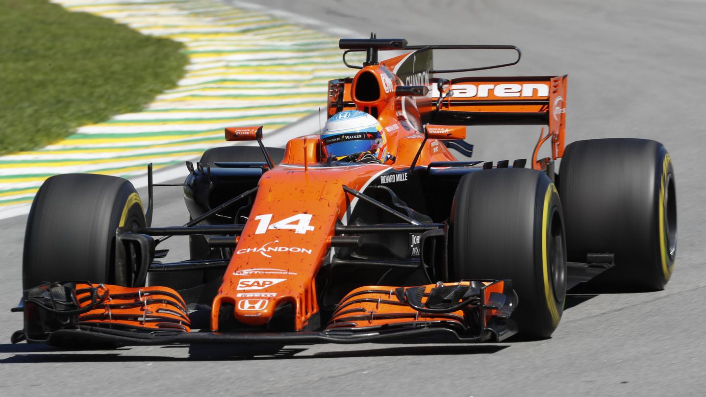 El monoplaza con motor Honda de Alonso. (Reuters)