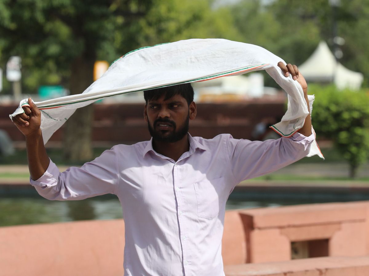 Foto: ¿Temes el calor este verano? En la capital de India ya superan los 47 grados (EFE/EPA/Rajat Gupta)