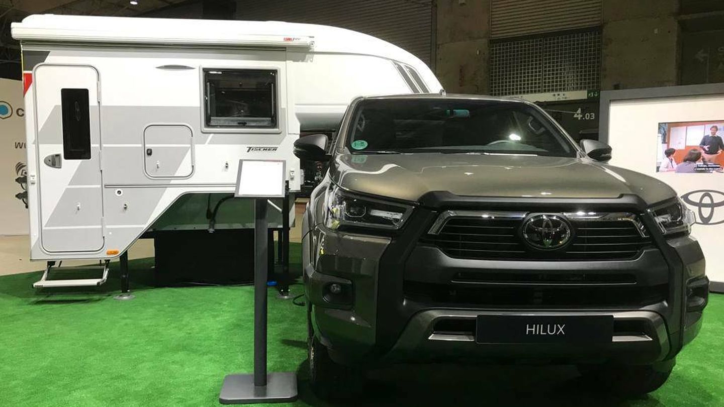 El Toyota Hilux con Célula de Vivienda también podrá verse en el stand de la firma japonesa.