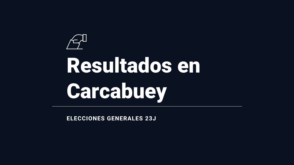 Resultados en Carcabuey: votos y número de escaños de las elecciones generales 2023, en directo