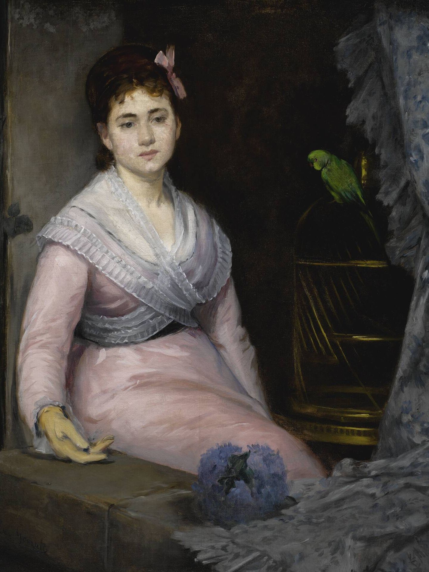 La indolente, de Eva Gonzales (1871-72)