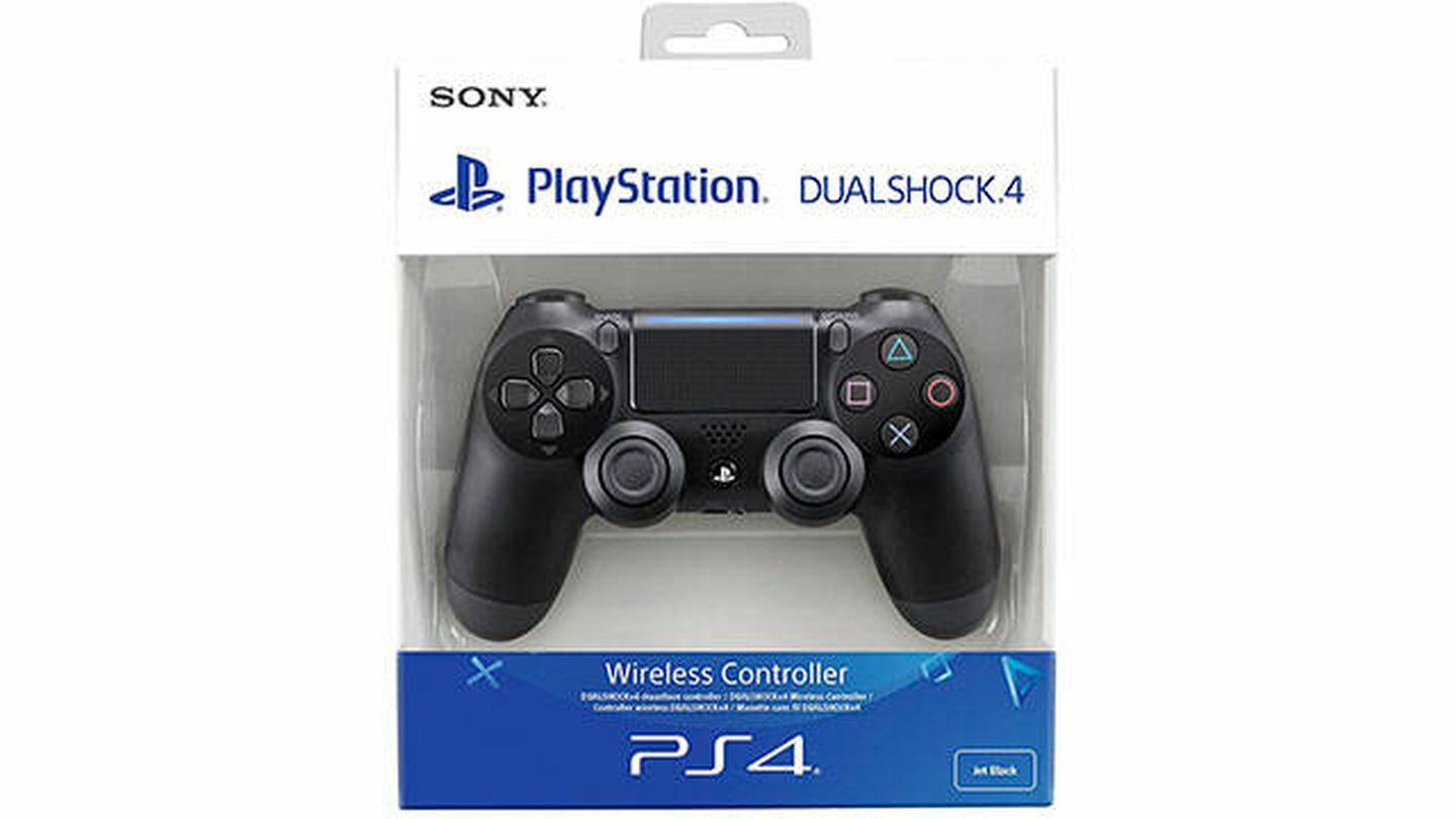 Mando  Sony PS4 DualShock 4 V2, Inalámbrico, Panel táctil, Plata