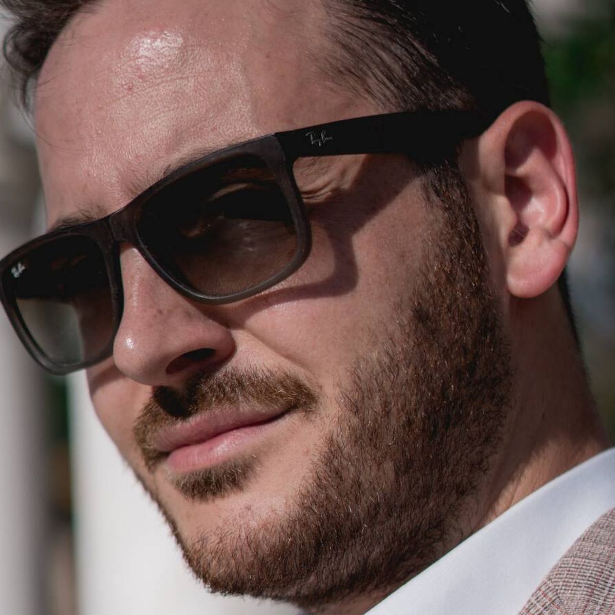 Gafas de Sol Para Hombres Lentes de Moda Disenador Cuadrado Grande  Sunglasses 