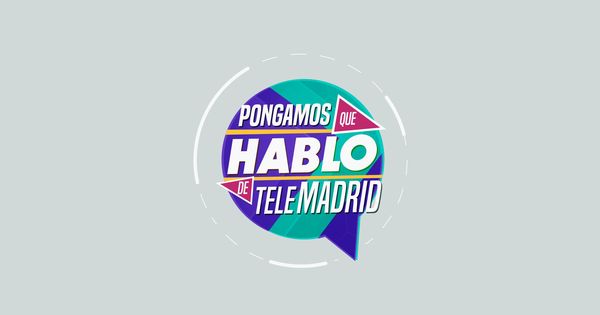 Foto: Logotipo del programa 'Pongamos que hablo de Telemadrid'. (Telemadrid)