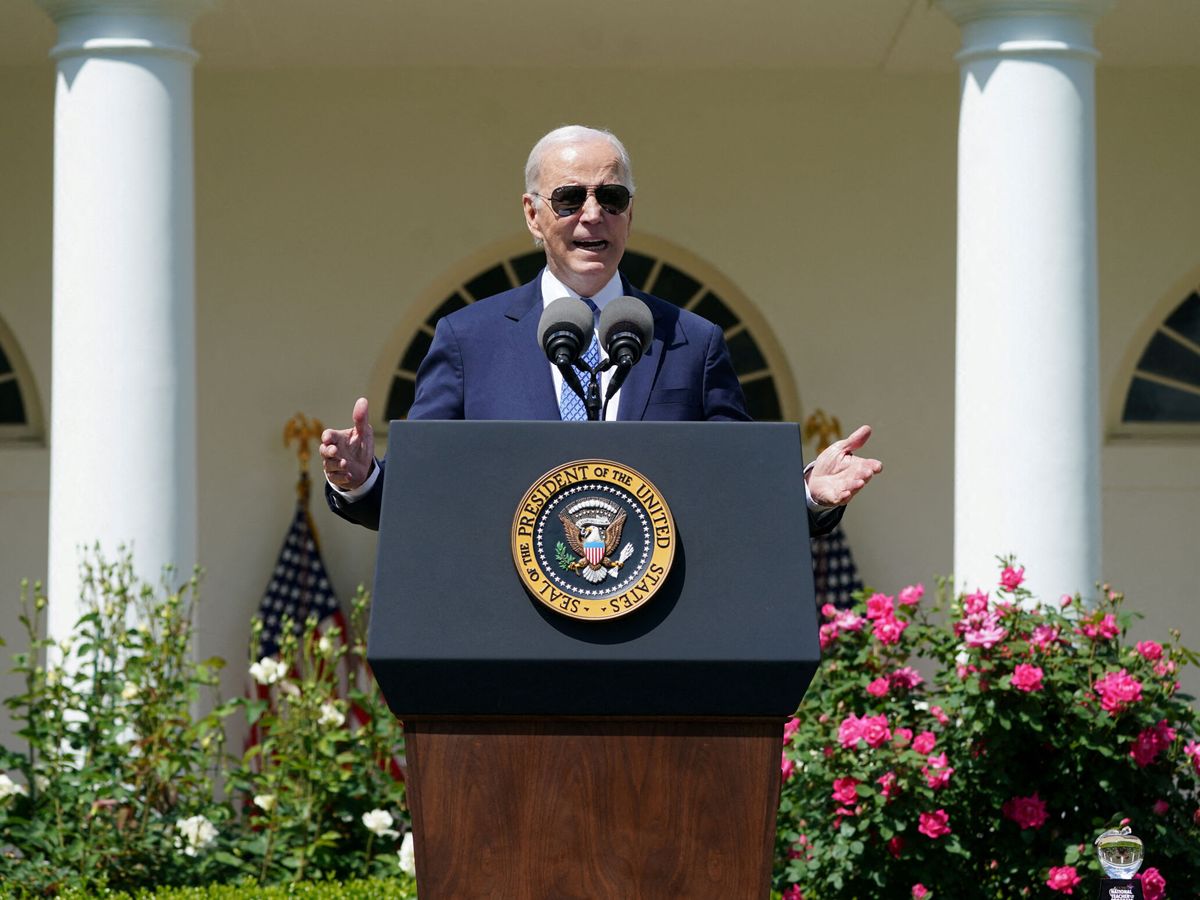 Foto: Joe Biden, el 24 de abril. (Kevin Lamarque/Reuters)