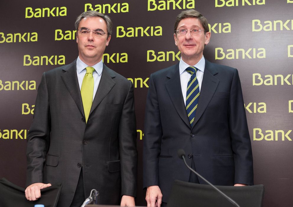 Foto: José Sevilla y José Ignacio Goirigolzarri, consejero delegado y presidente de Bankia