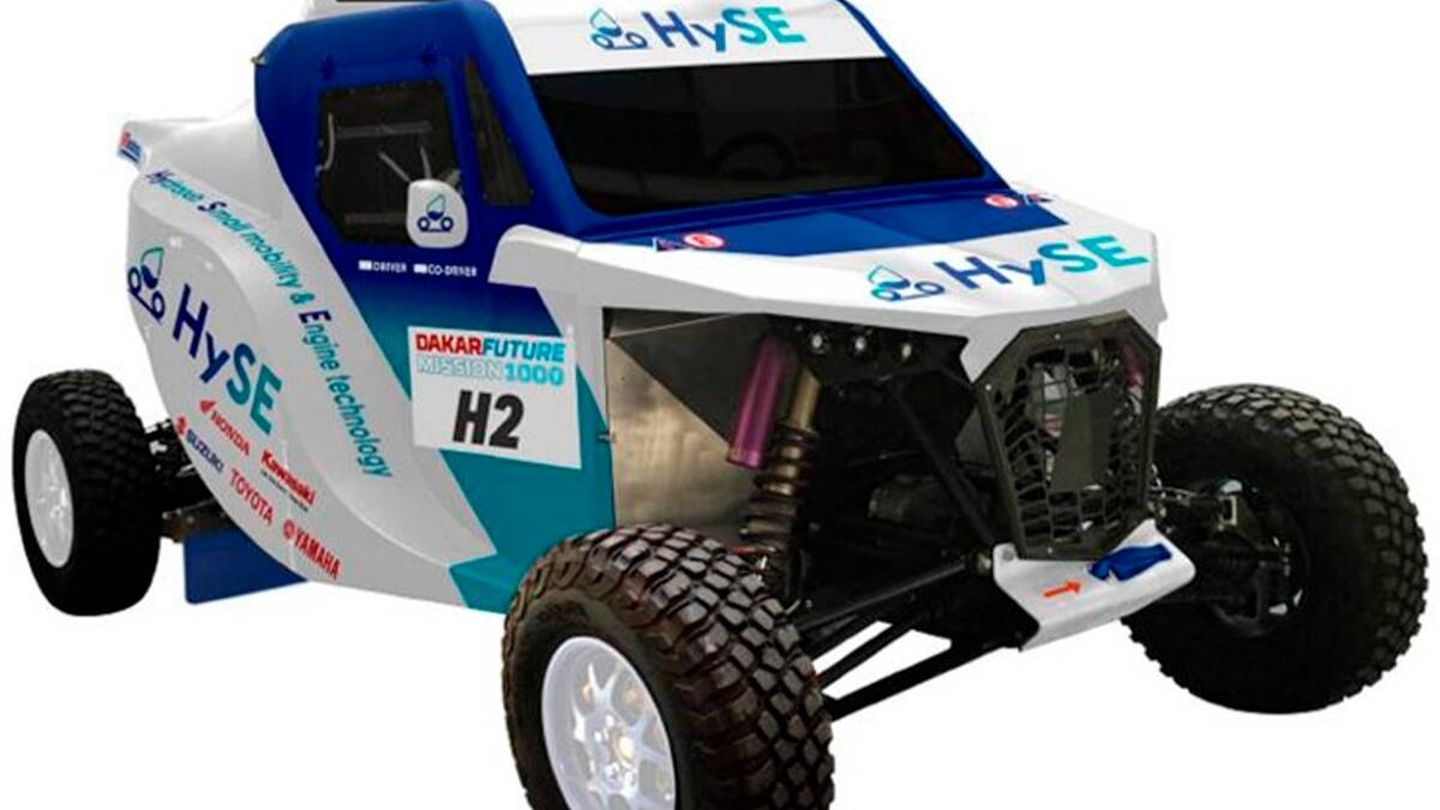 El HySE-X1 equipa un motor 1.0 de cuatro cilindros con turbo que funciona con hidrógeno.