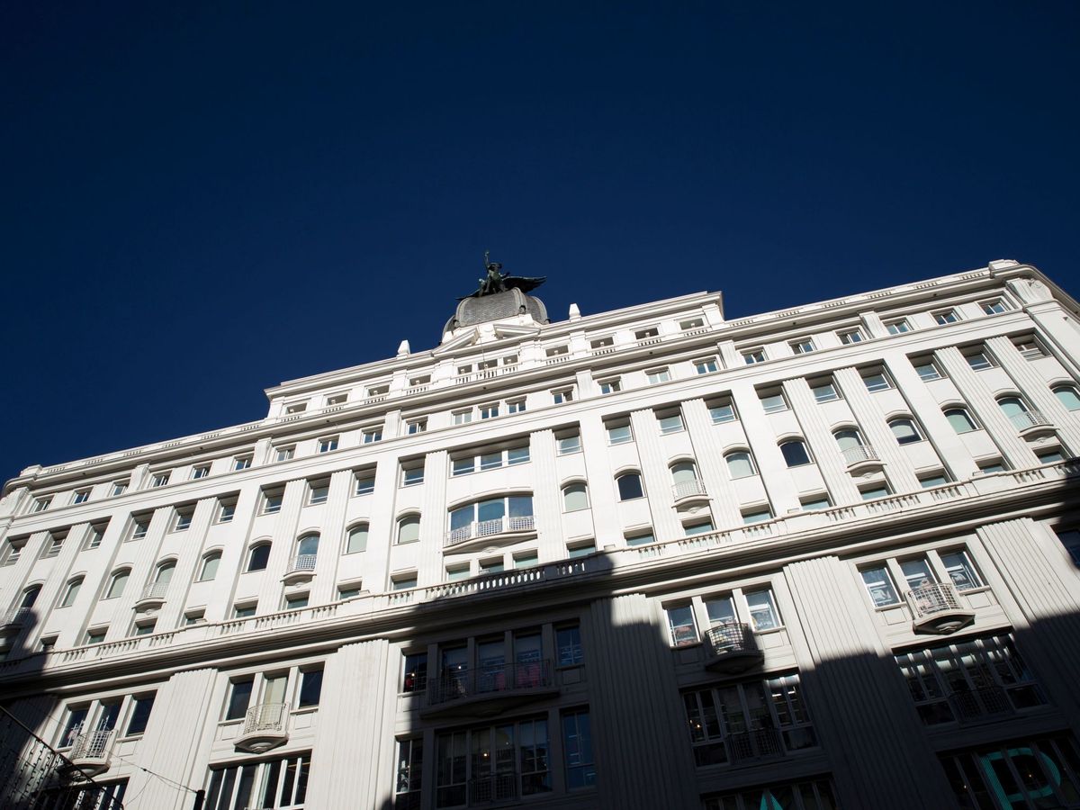 Foto:  Vista de la fachada del edificio de la sede en Madrid del Grupo Prisa. (EFE/Luca Piergiovanni)