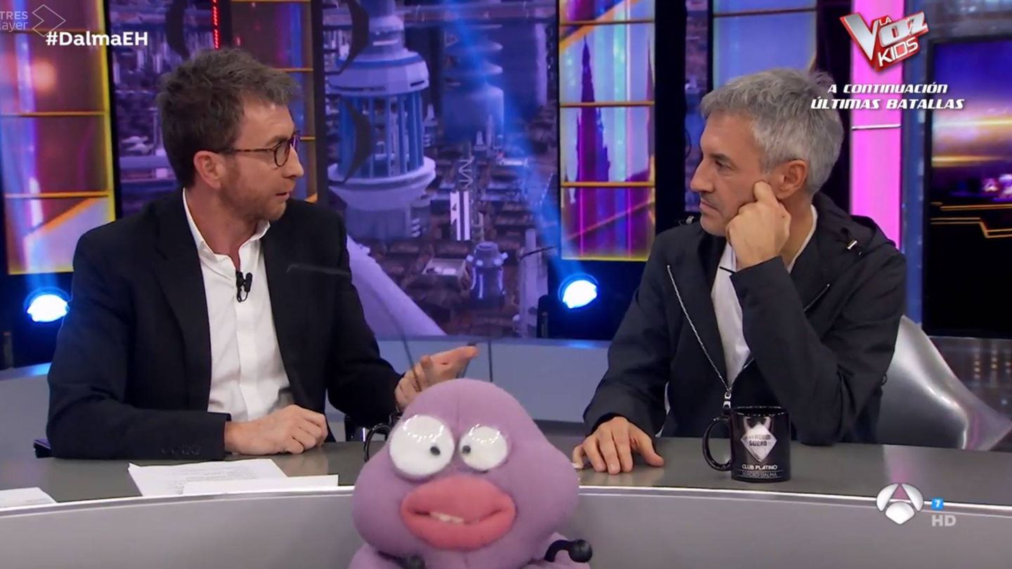 Pablo Motos, con Sergio Dalma en 'El hormiguero'. (Atresmedia Televisión)